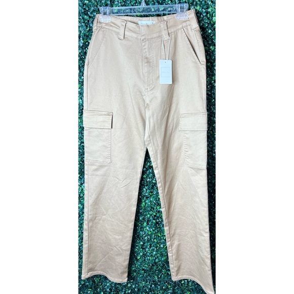 Active USA Khaki Cargo Pants - Picture 1 of 5